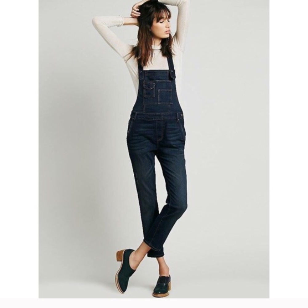 Free people Denim jumpsuit, NWOT